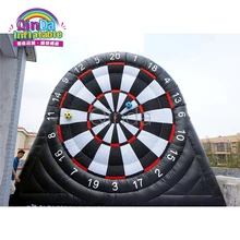 Best price inflatable foot dart game, 5m height inflatable soccer dart board for sale 2018 pvc material inflatable dart board for kids and adult for funny game