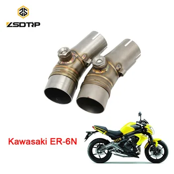 

Free shipping ZSDTRP Motorcycle Modifiy exhaust pipe case for Kawasaki ER-6N model Stainless steel material