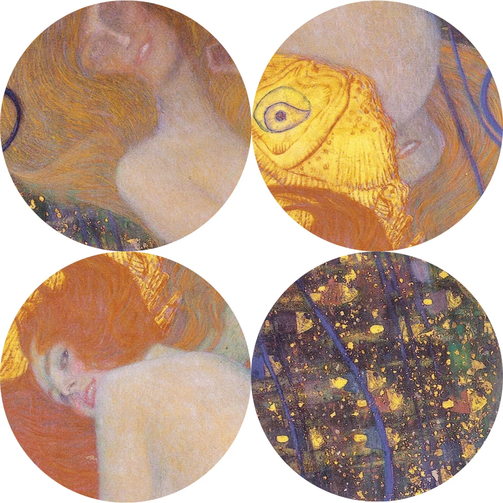 Gustav Klimt Kiss Canvas художественные картины репродукции золотая рыбка известные