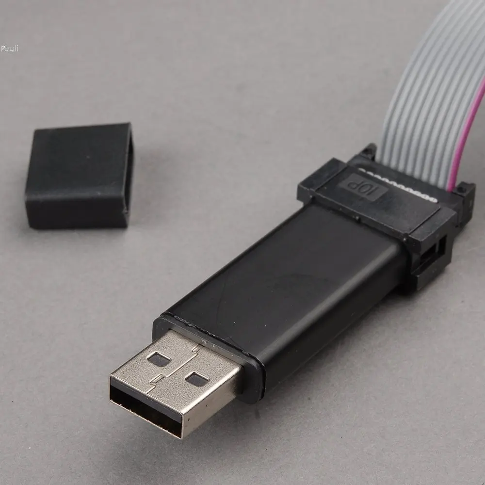 

Mini USBISP USBASP Programmer Aluminum for 51 single chip AVR WIN7 64