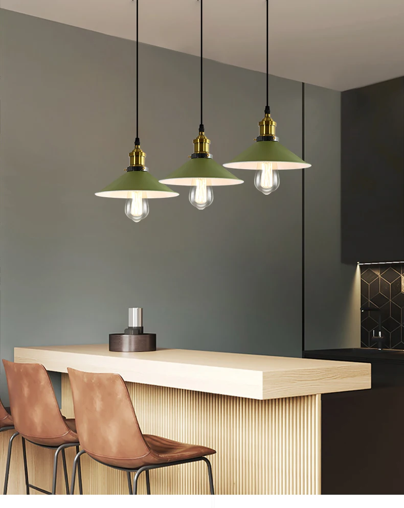 绿白锅盖吊灯无字_01