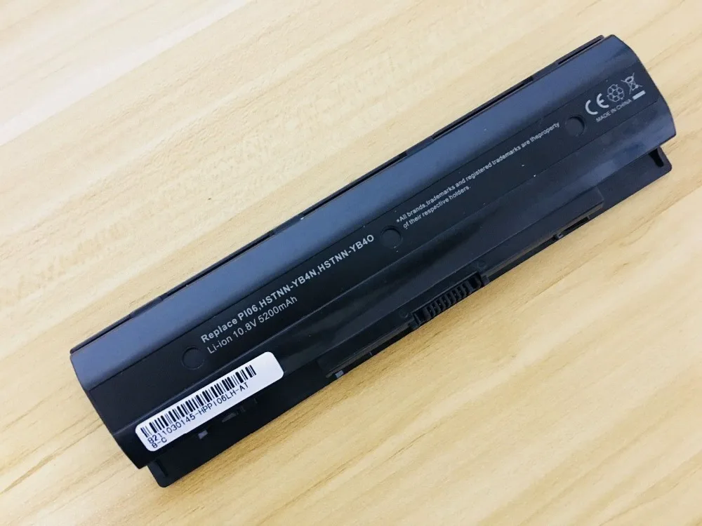 

News battery for HP PI06 PI09 HSTNN-LB4N HSTNN-LB4O HSTNN-YB4N TPN-I110 TPN-I111 TPN-I112 TPN-Q117 TPN-Q118 10.8V 5200mAh