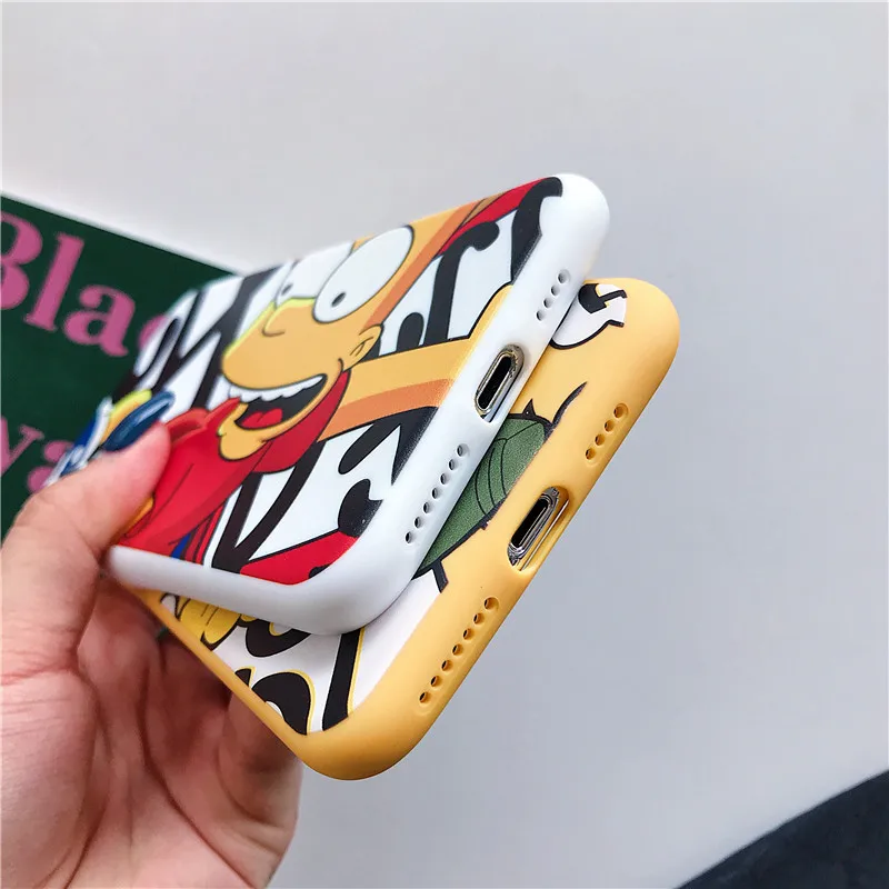 Забавный мультяшный Гомер J. Симпсон чехол для iPhone 12 11 Pro 7 8 Plus X XR XS MAX модная