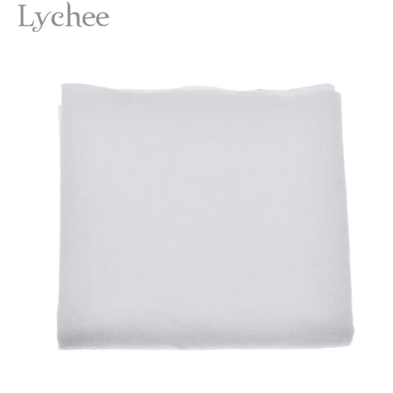 

Lychee 280g/180g Single Adhesive Interlining White Wadding Batting Interlining Filler DIY Purse Crafts Lining Supplies