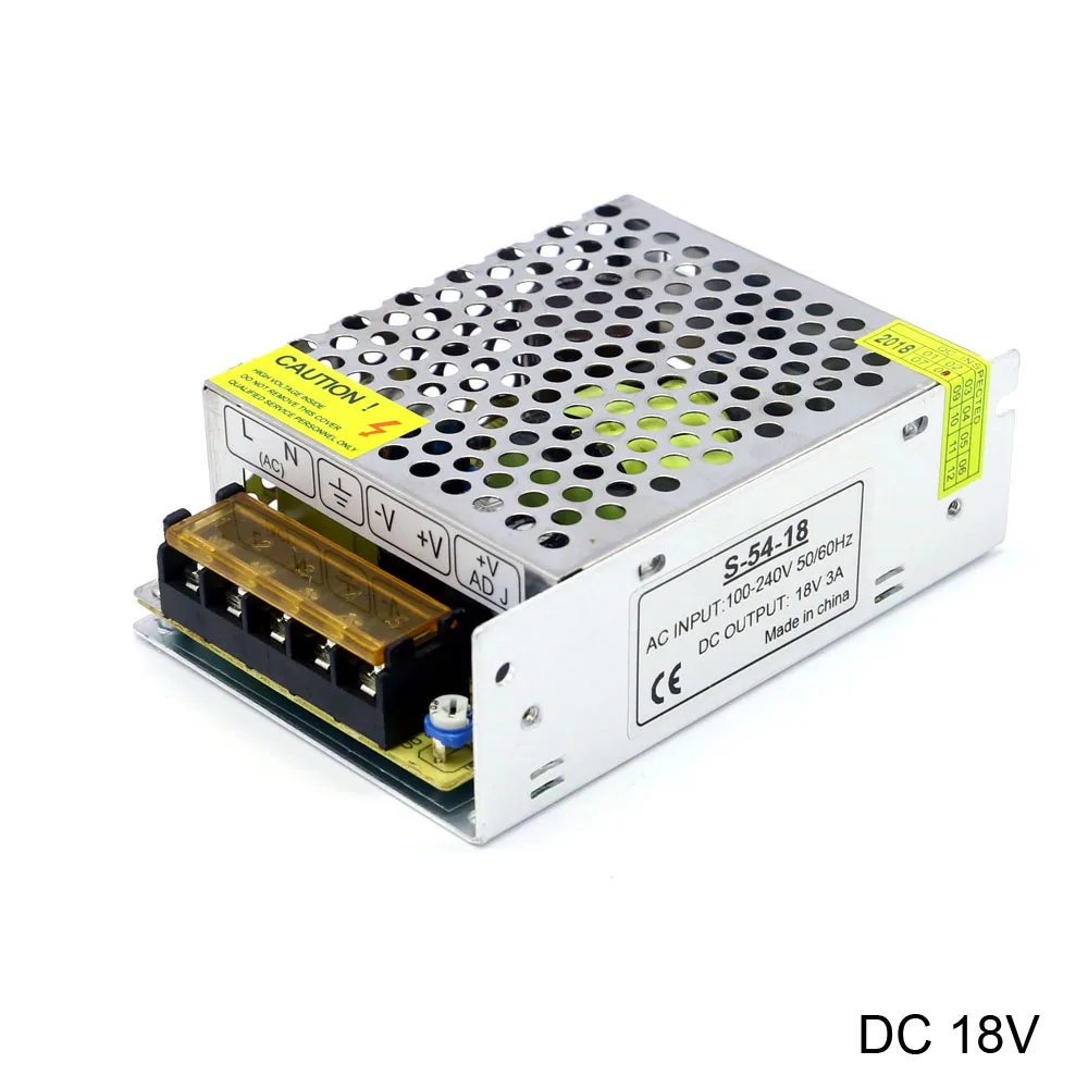 18 V DC fuente de alimentación ac dc 18 V 3A inversor fuente de alimentación de conmutación 220 V a 18 V fuente de alimentación 18 V DC fuente de alimentación ac dc 18 V 3A inversor fuente de alimentación de conmutación 220 V a 18 V fuente de alimentación
