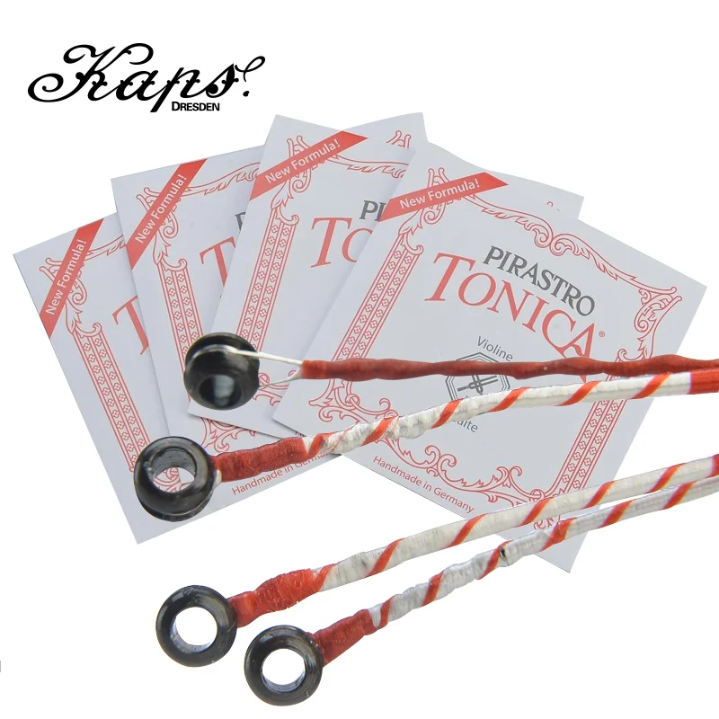 Free Shipping Pirastro Tonica Ball End Violin Strings 1/8 1/4 1/2 3/4 4