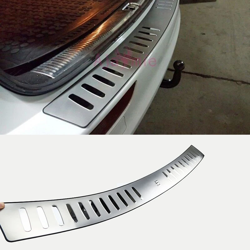 Chrome Rear Bumper Sill Cover Protector Guard Trim Steel for JEEP RENEGADE 2014