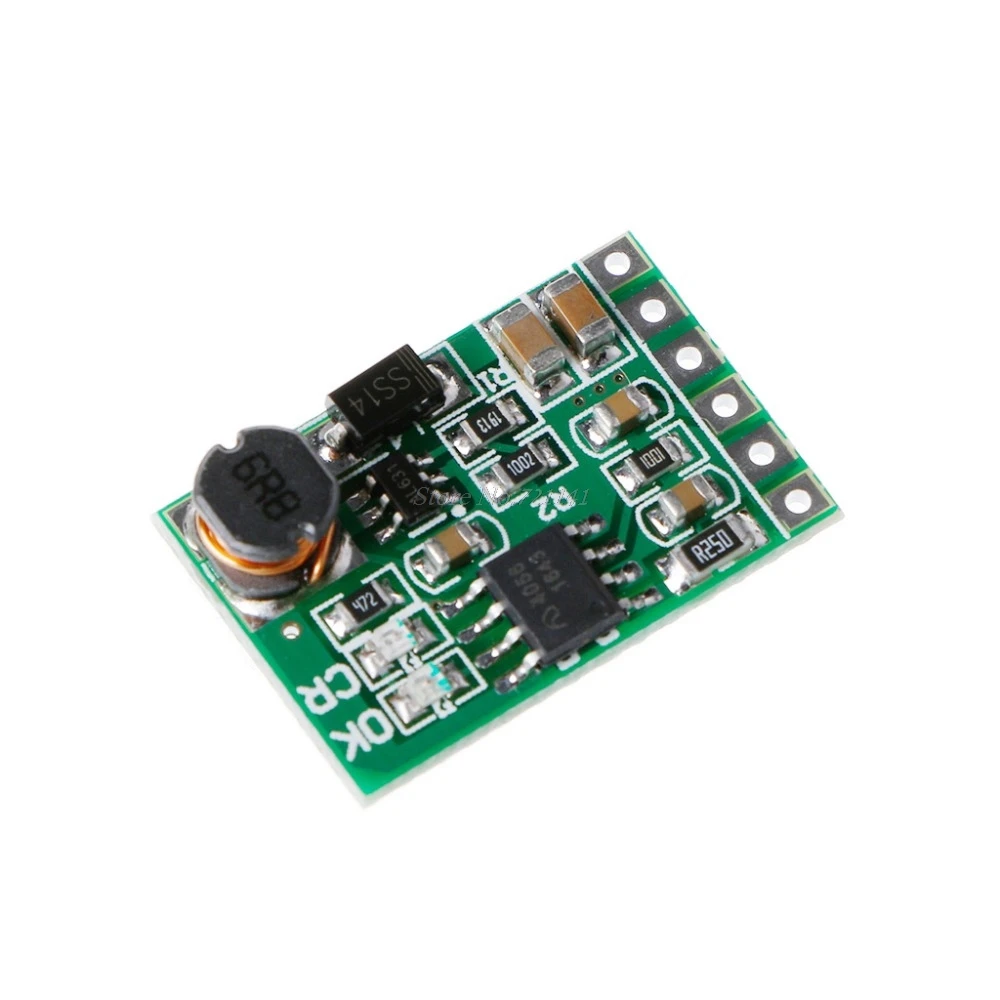 

Lithium Battery Charger Discharger Board DC-DC Converter Step-up Module 4.5-8V To 5V/12V Integrated Circuits