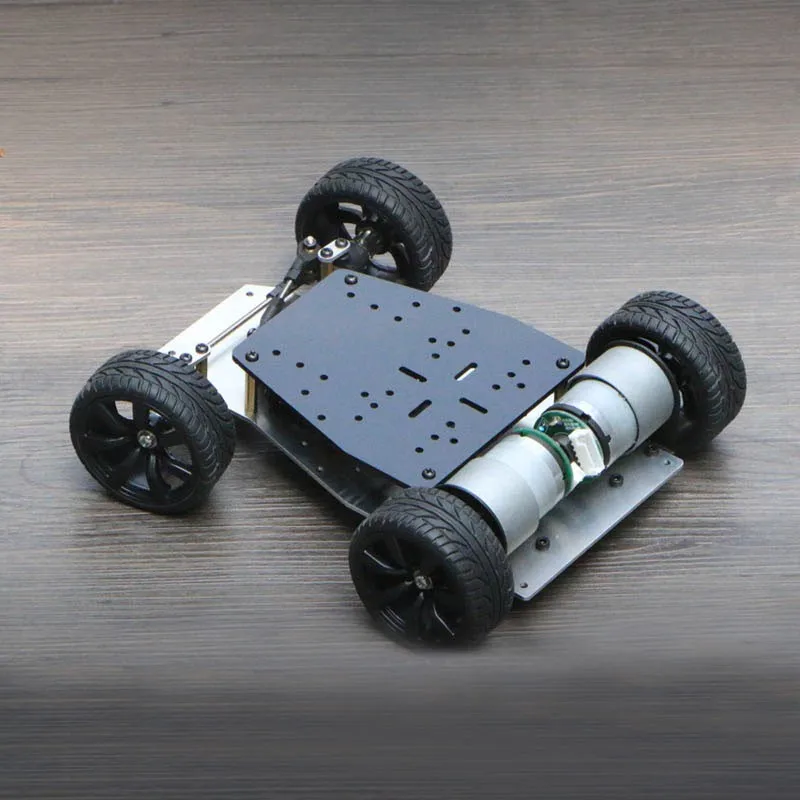 Chassi do Carro Traseira do Motor Duplo para Arduino Inteligente Robô Roda Dianteira Servo Movimentação 2020 1500 Rpm 2 rpm roda dianteira servo movimentação traseira do motor duplo para arduino