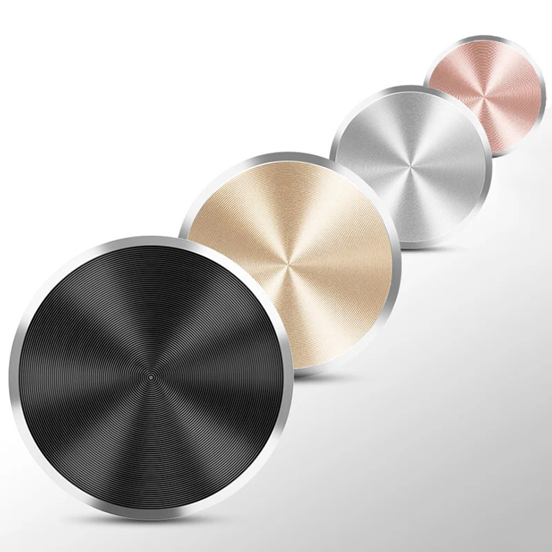 

Metal Plate For Magnetic Car Phone Holder Iron Sheet Sticky Magnet Socket Disk Strong Adsorption Mobile Phone Holder for Huawei