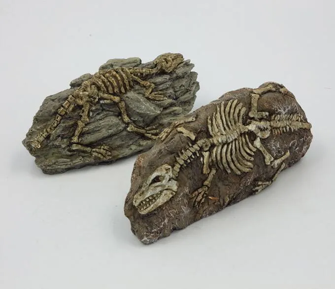 1 шт аквариум череп динозавра Смола аквариум орнамент рептилий резервуар, Аквариум Украшение для аквариума