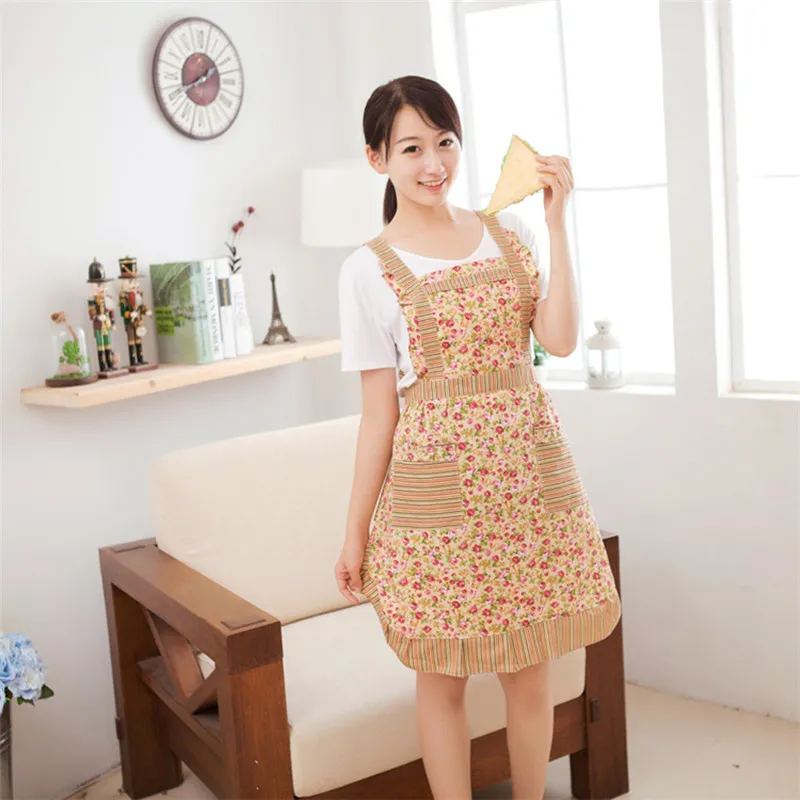 Cotton Kitchen Apron Printed Bibs Apron Sexy Woman Funny Pinafore Cooking Baking Party Cleaning Cute Aprons For Women Avental