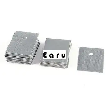 

TO-3P Transistor 26mmx20mmx0.3mm Insulation Pad Sheet Silicone Insulator 50 Pcs