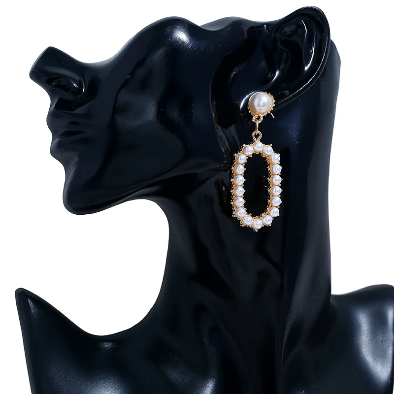 Pearl Dangle Earrings (6)