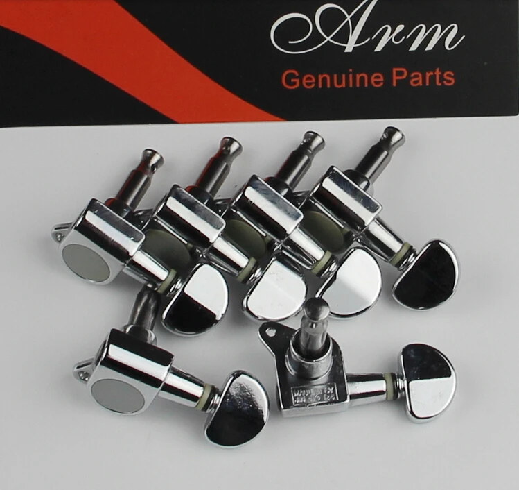 

1set 6R Lock Tuning Pegs Tuners Machine Heads Chrome High Qulity