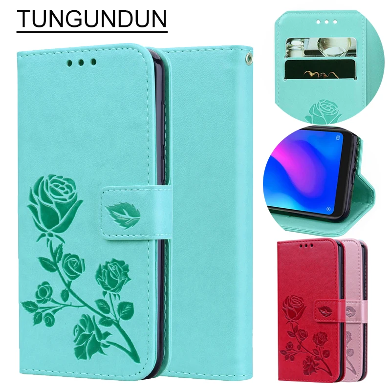 

Case For Huawei Honor 7S 7 S DUA-L22 Leather Luxury Embossed Rose Flower Flip Phone Case For Huawei Honor 7S 7 S DUA-L22 Cover
