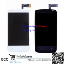 Original Black Full LCD Display Touch Screen Assembly For HTC Desire 500 dual sim Free shipping