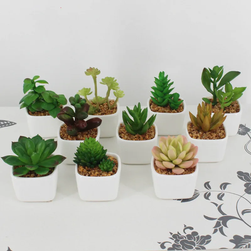 Искусственные суккуленты бонсай искусственное украшение|plants home decor|succulents