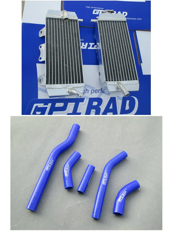 GPI RH & LH алюминиевый радиатор + шланг для YAMAHA YZ250F 2006 06/ WR250F 2007 2009 2008 07 08 09|Охлаждение