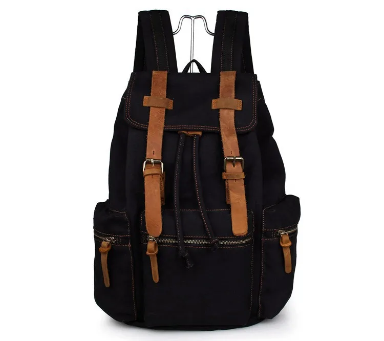 JMD Лидер продаж Унисекс Рюкзак cavans повседневное школьная сумка большой ёмкость Рюкзак# 9003A - Цвет: Black