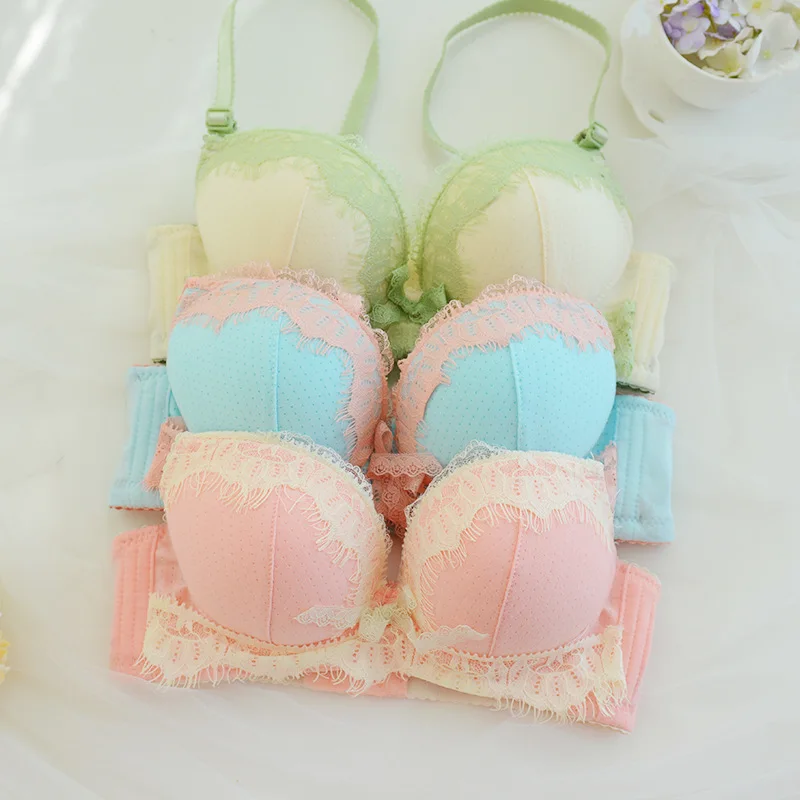 2016 japanese Students lace brassiere sets Girl Bra Sets underclothes