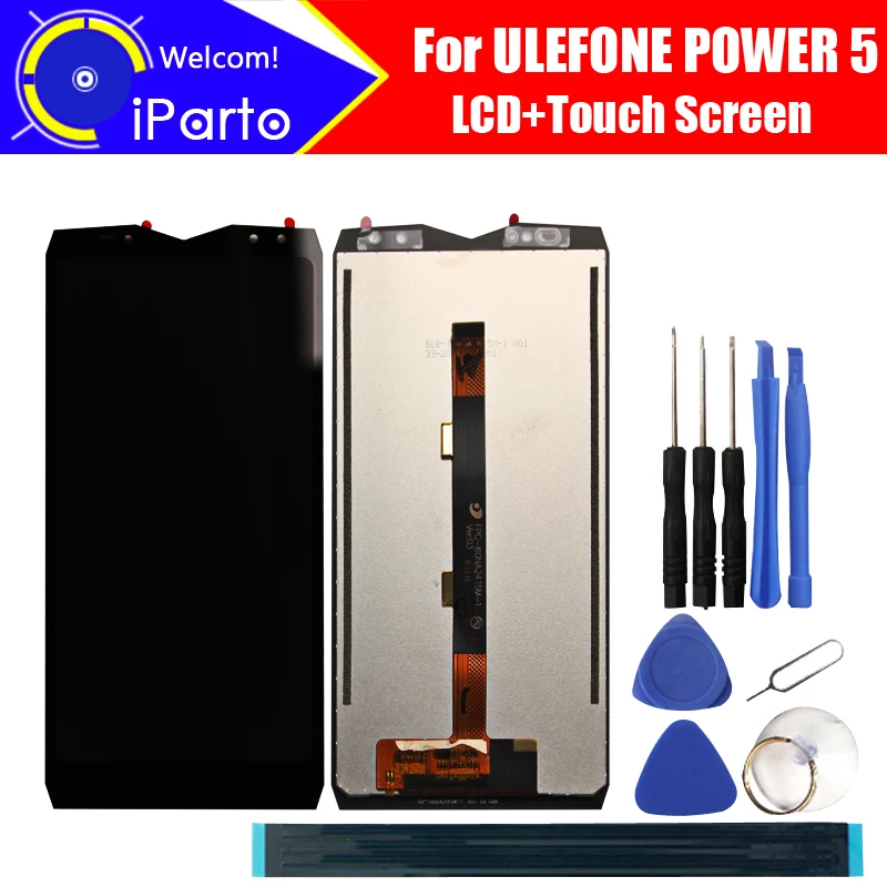  6.0 inch Ulefone Power 5 LCD Display+Touch Screen Digitizer Assembly 100% Original New LCD+Touch Di