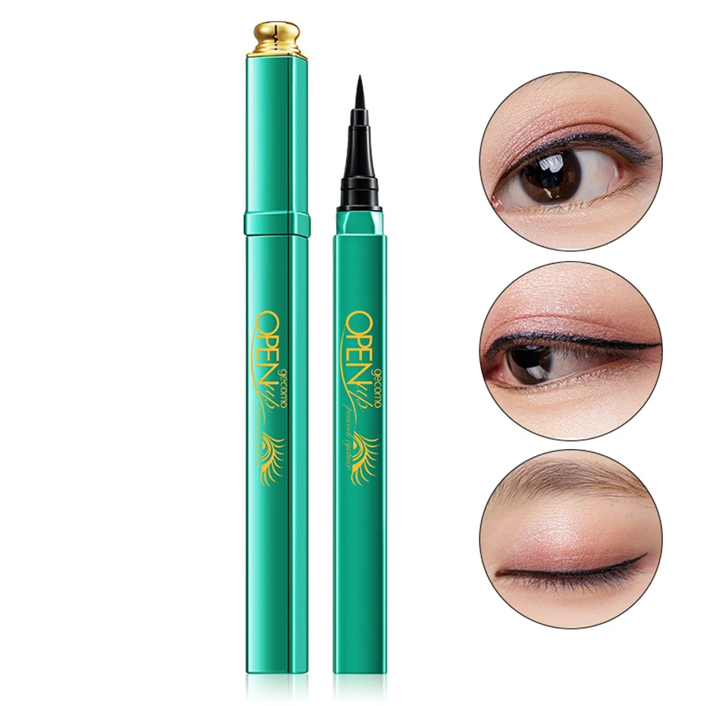 

1pc Black Liquid Eyeliner Pen Waterproof Eyeliner Makeup Cosmetic Long-lasting Liquid Quick Dry Natural Eye Liner Pen Pencil
