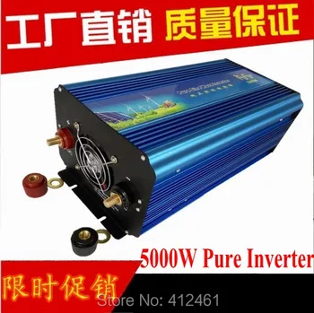 

DHL Or Fedex free shipping DC AC inverter 5000W pure sine wave inverter peak power 10000W 12V 220V