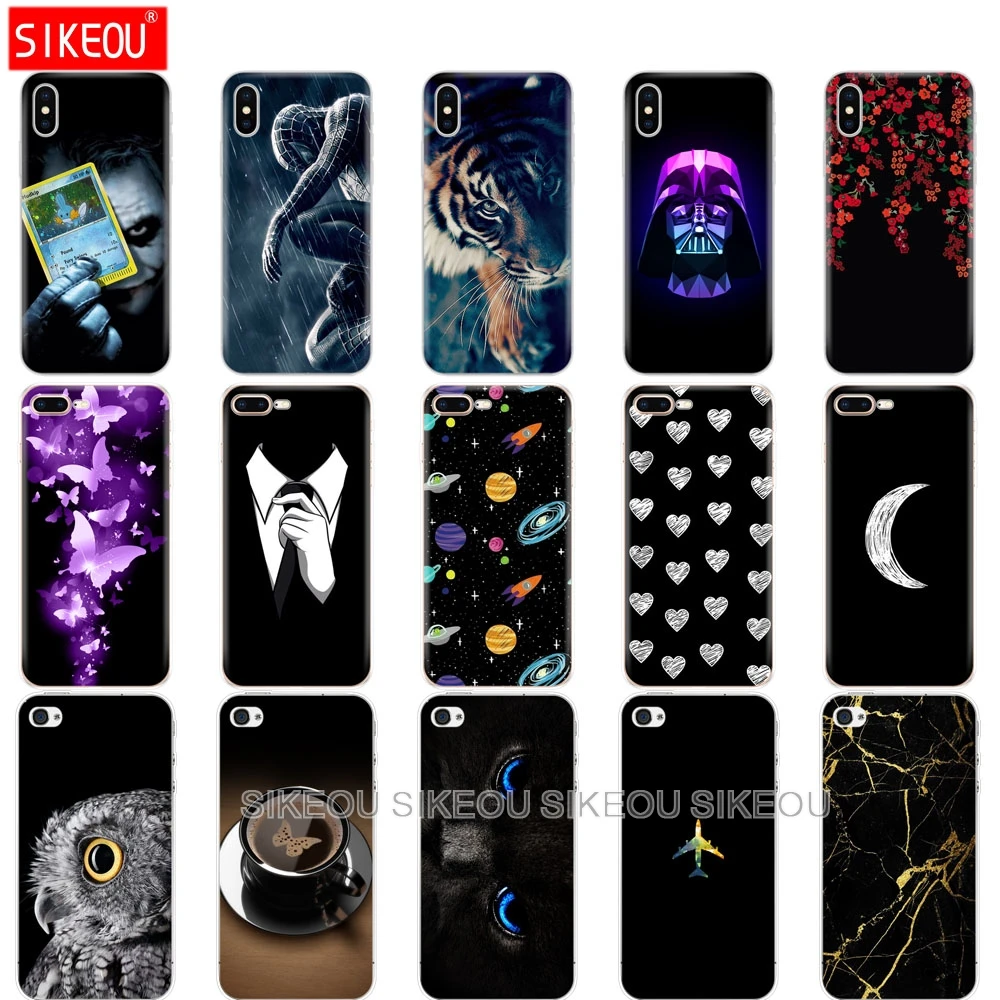Soft FOR Coque iPhone 5 5S SE 6 6S 7 8 Plus X 10 Case Cover FOR Capa iPhone 6 Case FOR Fund iPhone 6S Case FOR iPhone 5 pop