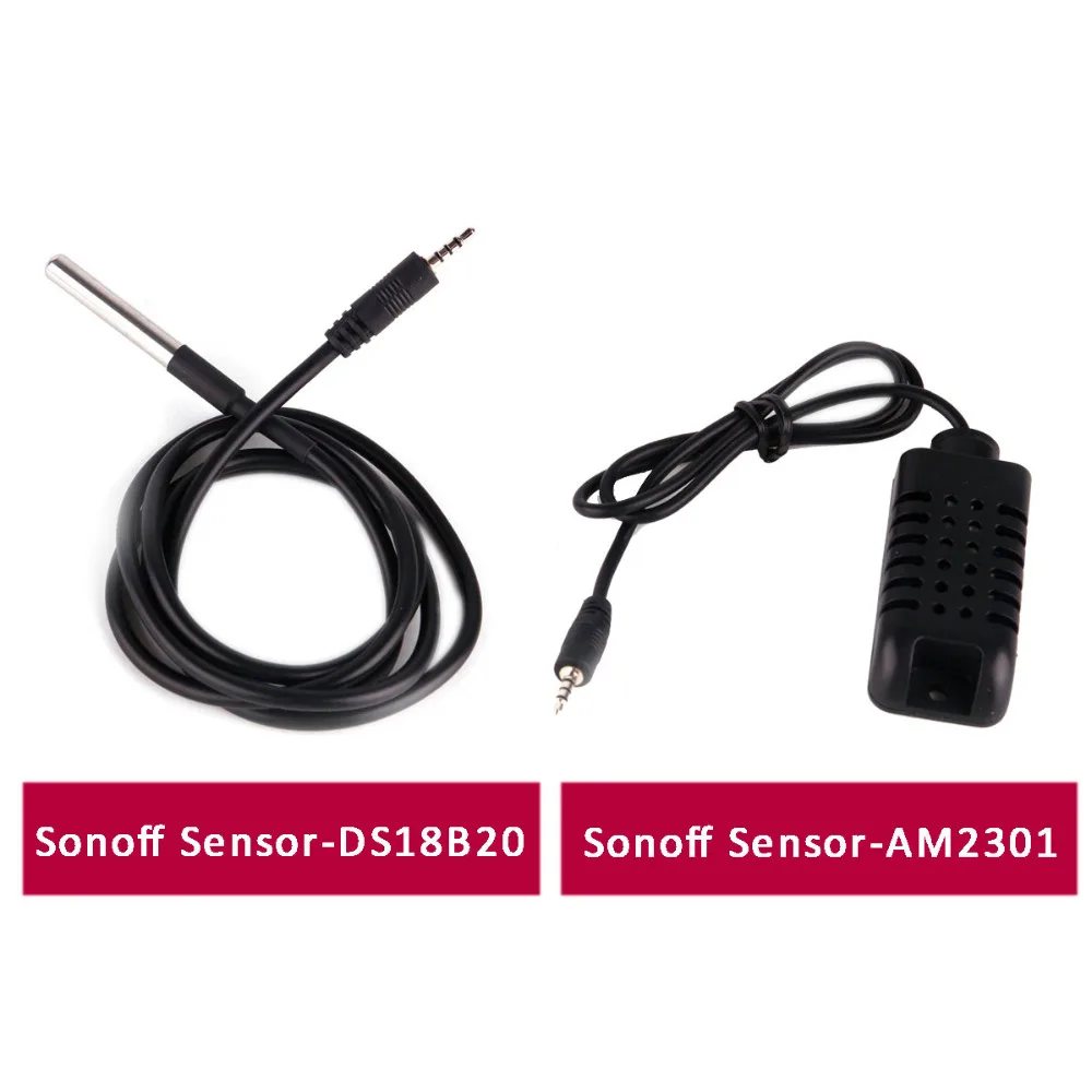 Датчик температуры и влажности Sonoff AM2301 DS1820 высокоточный датчик для TH10 TH16|Модули