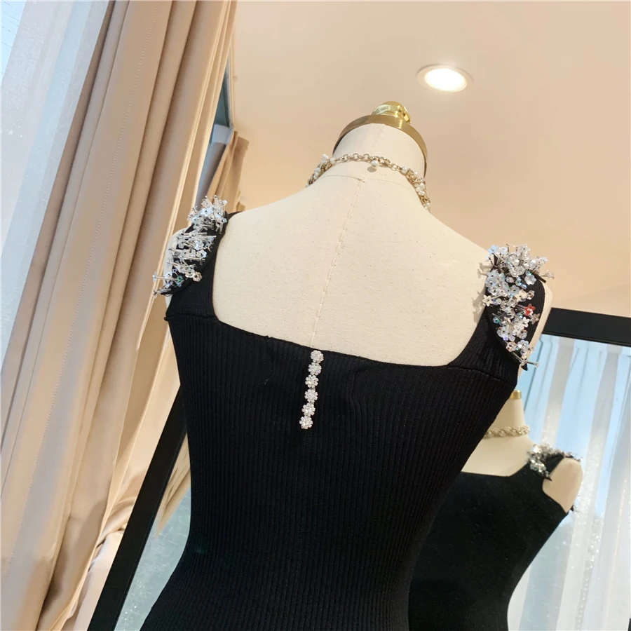 HIGH STREET 2020 дизайнерское подиумное Платье женское трикотажное платье на тонких