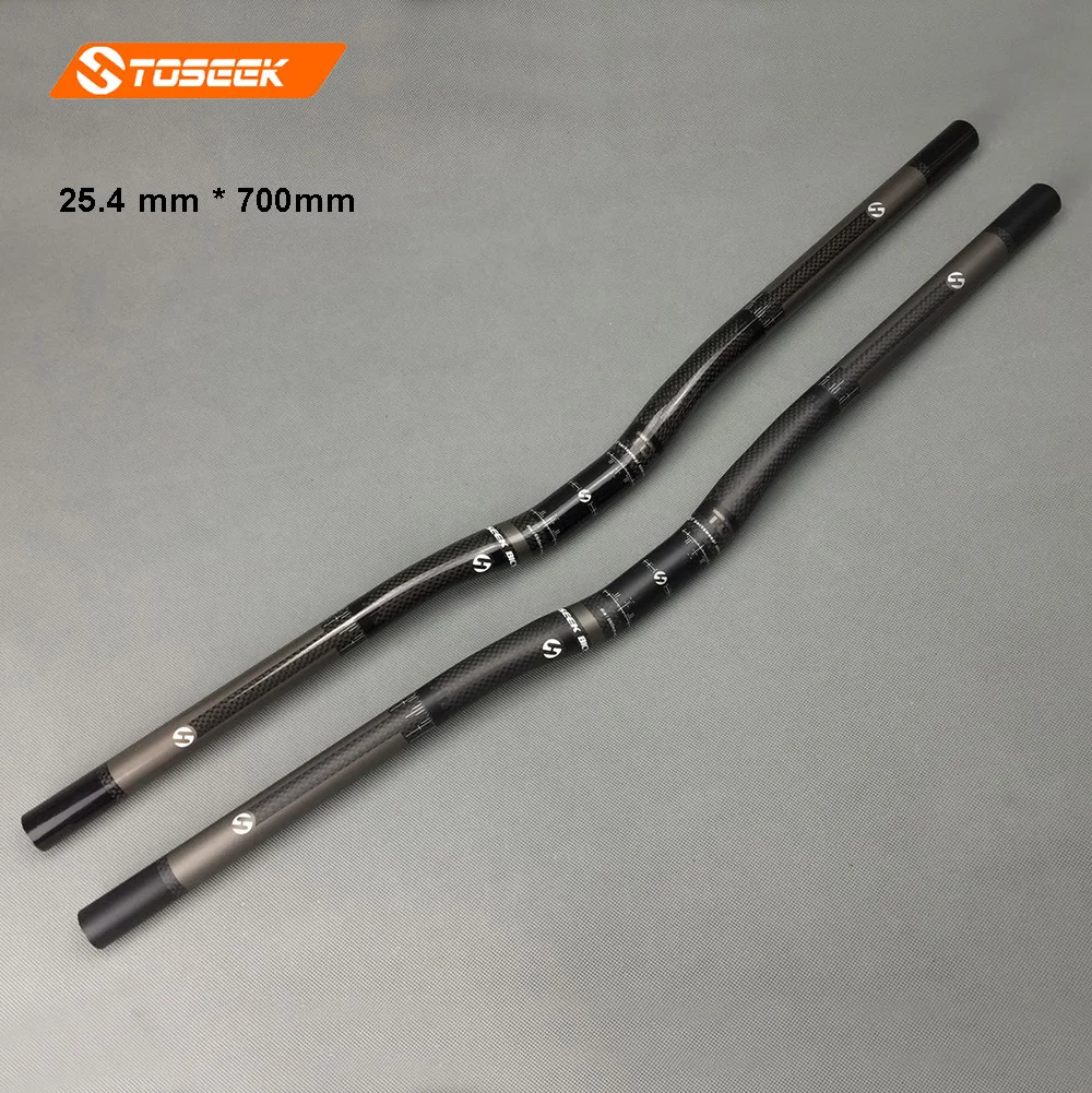 Toseek MTB Bicycle Carbon Handlebar 25.4 Mountain Bike Full Carbon