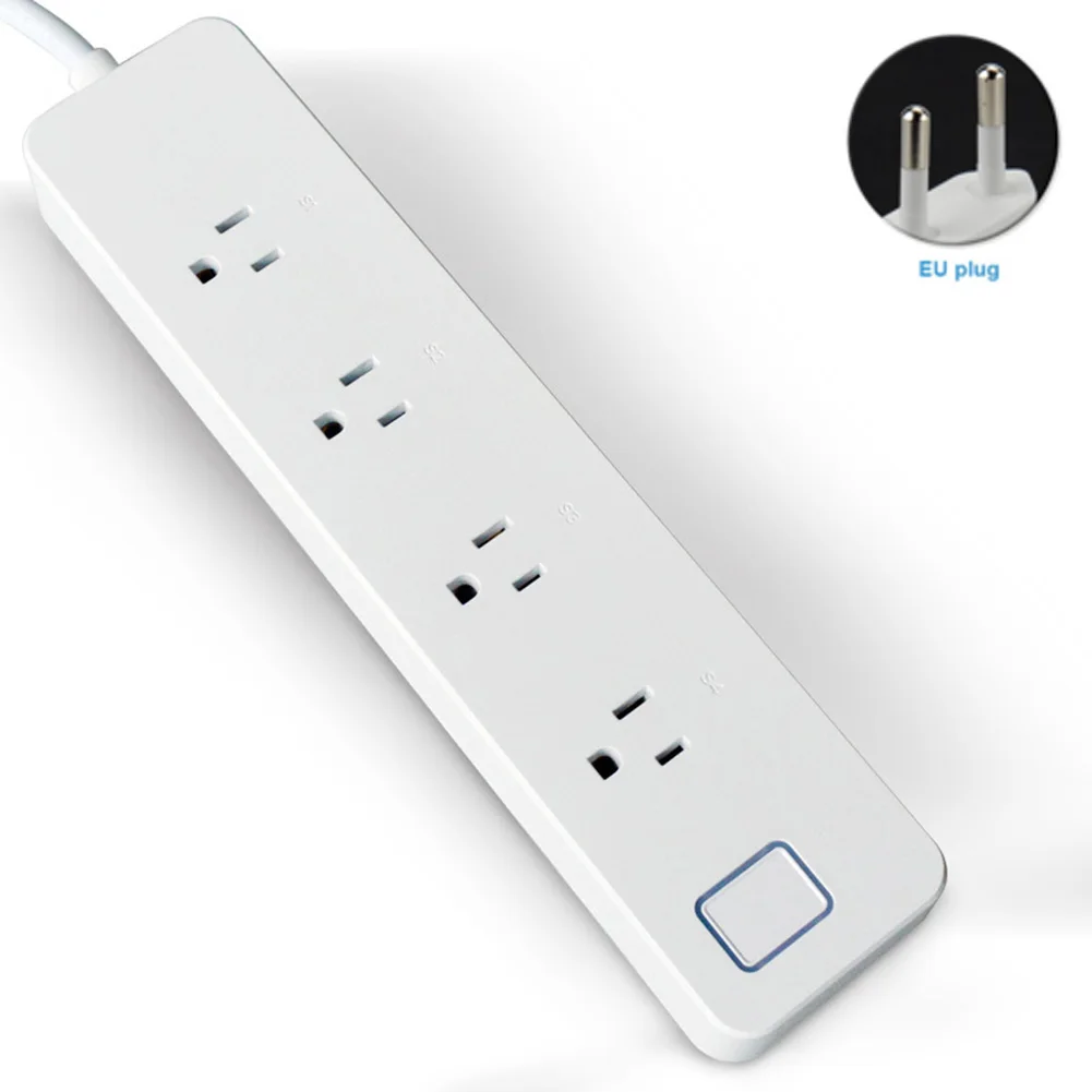 Дистанционное управление мощность полосы с порты usb расширители Wi Fi Голос управление синхронизации мобильного телефона Поддержка для Amazon