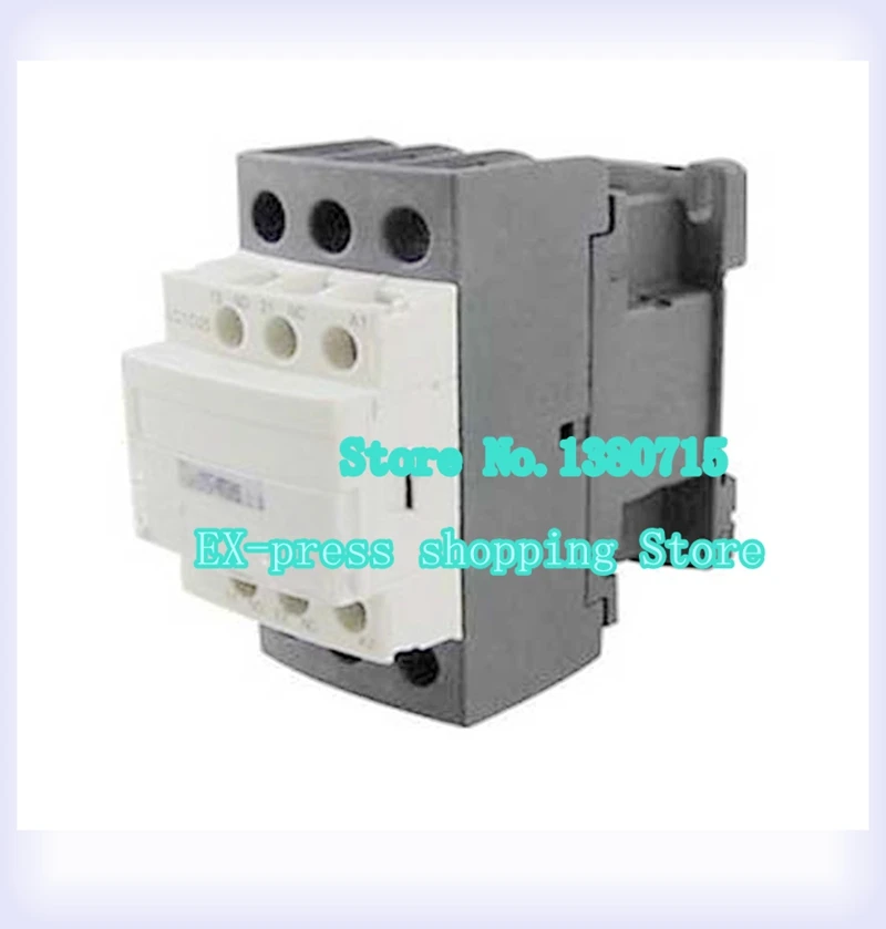 

New LC1D25Q7C Contactor 3Phase 25A AC 380V 50/60Hz LC1-D25Q7C
