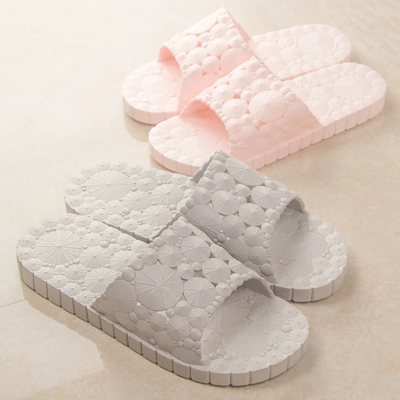 

The Korean version of the bathroom Home Furnishing home slippers male indoor soft anti-skid slippers thickening bottom female lo