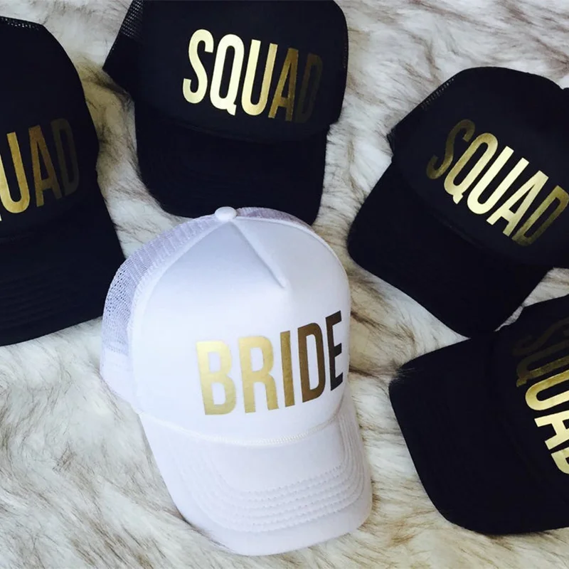 

Team Bride Bridesmaid hat Hair Tie Wristband ring veil sash crown tiara Bachelorette hen Party Wedding Bridal Shower decoration