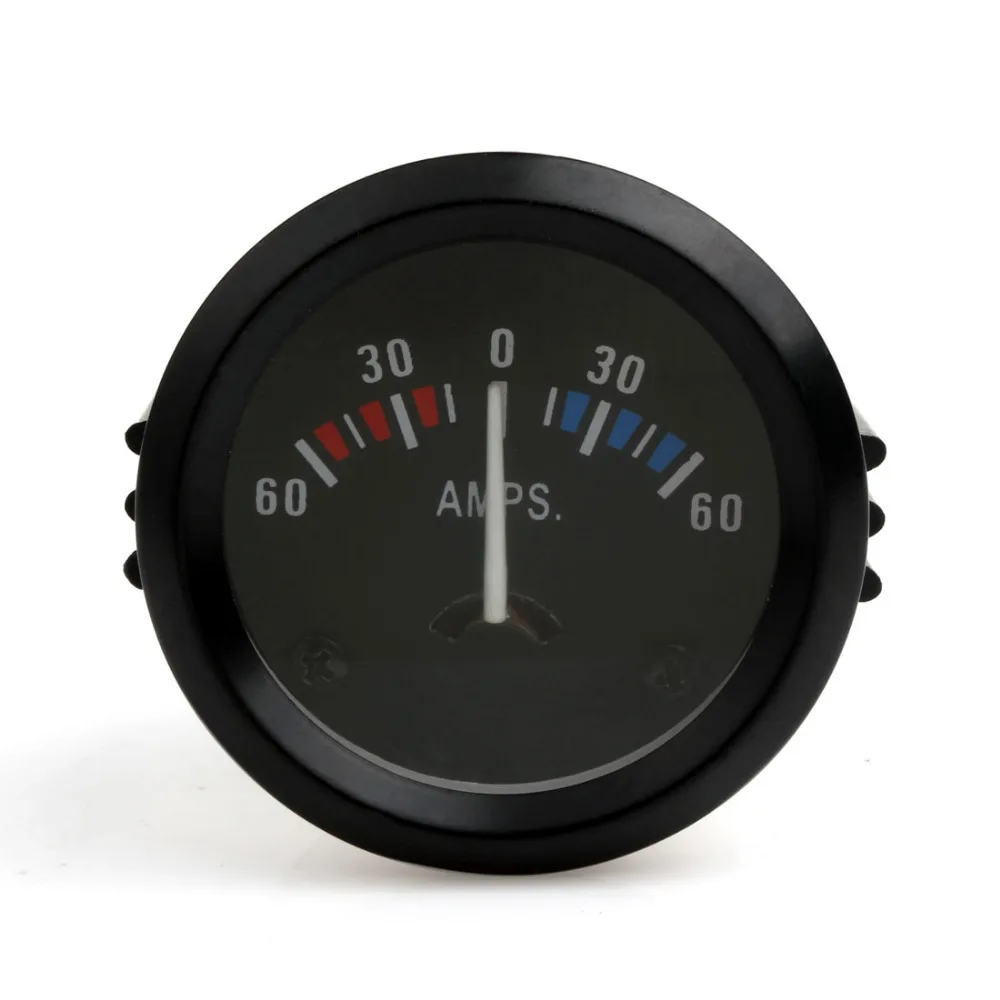 2 Inch (52mm) 60 0 60 AMP Universal Ammeter Gauge Meter + Voltmeter
