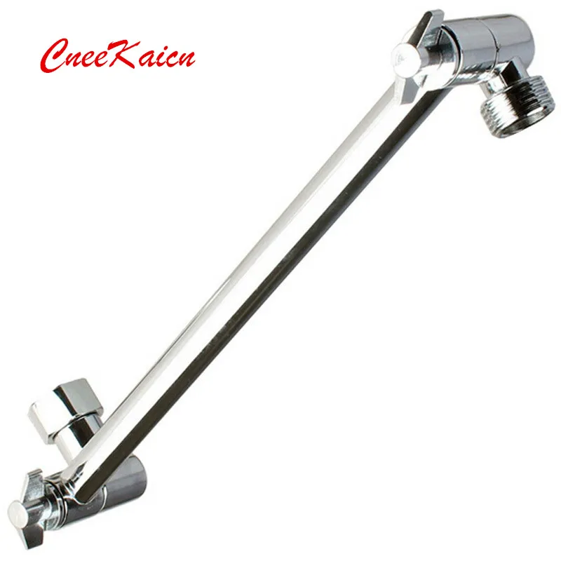 brass Shower Head arm Adjustable Height shower holder extension 360