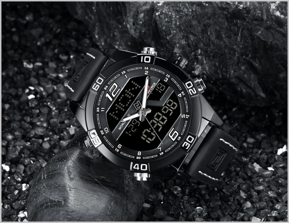 NAVIFORCE мужские s часы лучший бренд класса люкс водонепроницаемые часы с датой мужской кожаный ремешок повседневные кварцевые часы мужские спортивные наручные часы