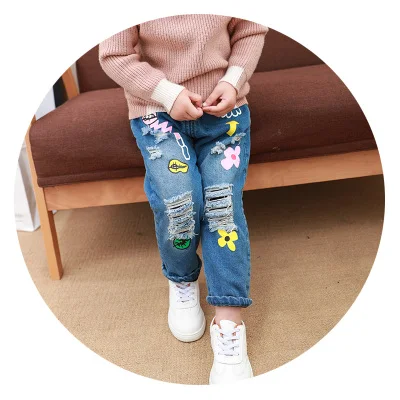 Детская одежда, штаны вельветовые джинсы для мальчиков и девочек Новинка года, Детские Плотные хлопковые штаны на осень и зиму детские штаны - Цвет: Photo Color