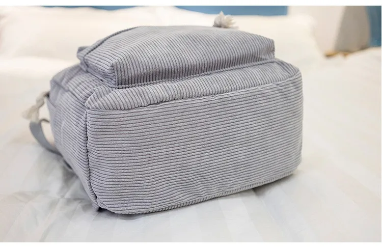 Casual backpacks women big capacity School Bags For Girls Soft Corduroy Bookbags Female Travel Rucksacks laptop backpack (22)