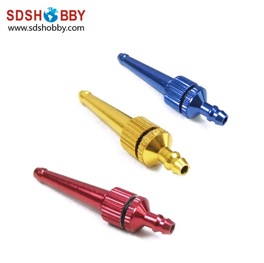 

6STARHOBBY Long Fuel Filling Nozzle with Fuel Filter D4xD3xD9xL43mm (Yellow/ Red/ Blue)