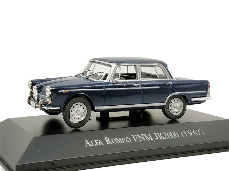 

1:43 IXO Diecast Model Car ALFA ROMEO FNM JK2000 1967 Blue Miniature Vehicle