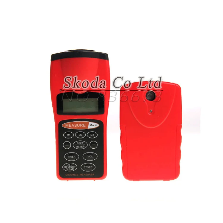 

Free shipping 2 in1 CP3003 infrared laser ultrasonic range finder laser distance meter 30M measurement range LED backlight