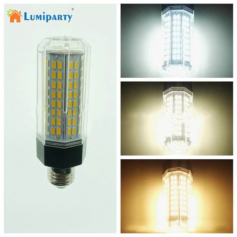 Lumiparty E27 светодиодная лампа 110 265 в 15 Вт 5730 SMD 144 светодиода кукурузная домашние