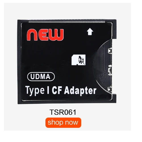 TISHRIC 2018 2 порты Micro SD TF CF адаптер для MicroSD HC Compact Flash Тип I устройство чтения карт памяти конвертер