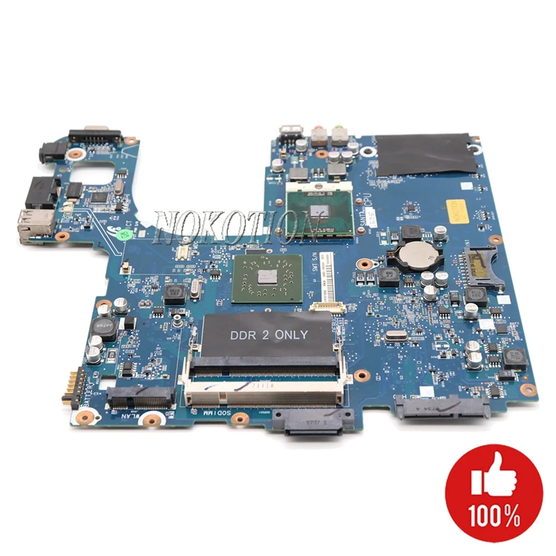 NOKOTION материнская плата для ноутбука SAMSUNG R60 Plus NP-R60Y BA92-04772A материнская плата RS600ME SB600 DDR2 Бесплатный процессор