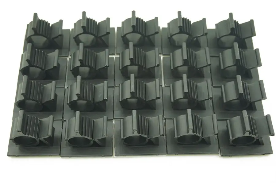 30 PCS/Lot Adjustable Stick on table wall stick clip Wire management