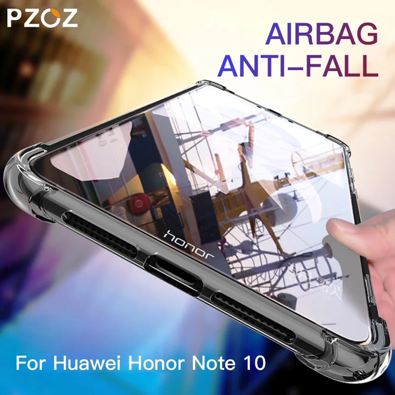 

PZOZ For Huawei Honor Note 10 Case Shockproof Luxury Silicone TPU Soft Protective Shell For Huawei Honor Note 10 Protector Case