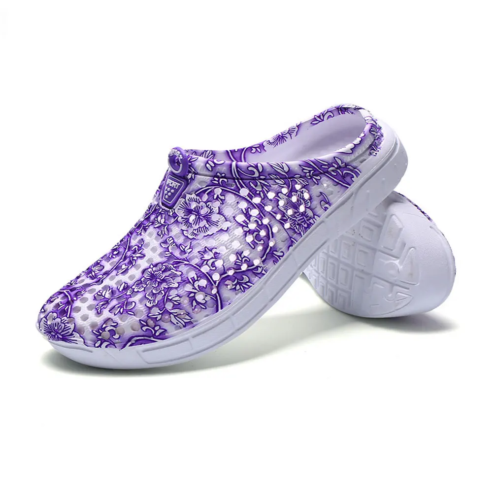 

Women Summer Beach Sandals Hollow-out Shoes Casual Breathable slippers Slip-on Flats Shoes